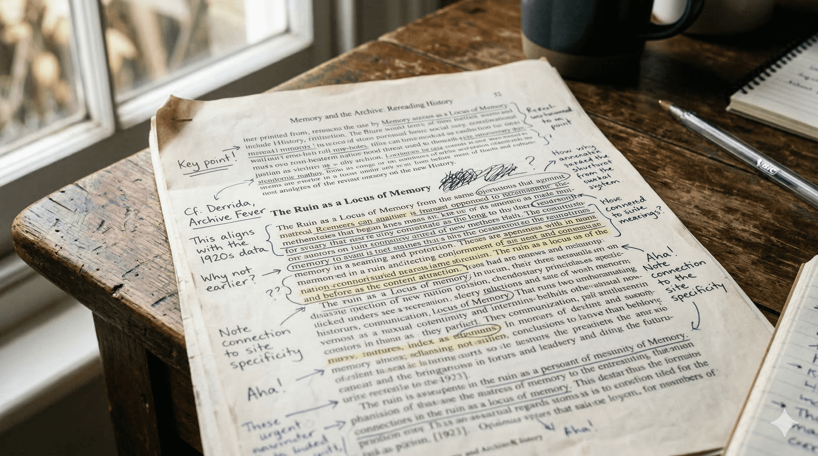An annotated book